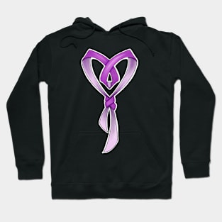 support ribbon Hoodie